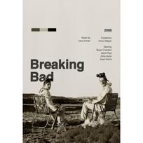 Rertro Breaking Bad Filmo Meninis Plakatas Viduramžių Menas Drobės Tapyba Sienos Spaudiniai Paveikslas Svetainei Namų Dekoravimui 21cm×30cm NoFrame