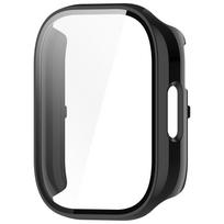 „Redmi Watch 5 Active/Lite“ grūdinto stiklo ekrano apsauga ir kietas kompiuterio apsauginis buferis, skirtas „Redmi Watch 5“ dangtelių ir priedų dėklui Redmi Watch 5 Active juoda