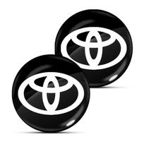 2/4/6 vnt. Automobilio durų užrakto raktų skylutės lipdukas emblema automobilio apsauginis lipdukas Toyota TRD Racing Supra Corolla dalys Sport Yaris Grmn