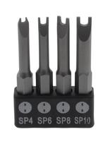 Specialios formos atsuktuvų antgalis 50 mm U-Y tipo trikampis trijų taškų