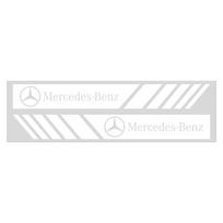 2 vnt. automobilio galinio vaizdo veidrodėlio šoninės juostelės lipdukas transporto priemonės kėbului Mercedes-Benz AMG C500 C200 C300 A B C E GLA CLA GLK GL ML GLE W204 W205 W203 W211 benz balta