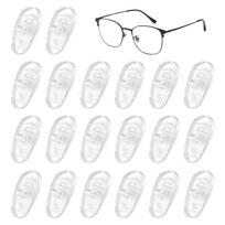 20 vnt. silikoninių nosies pagalvėlių akiniams Universalus G14 pritaikymas Minkštas neslystantis dizainas Akinių aksesuarai Atsarginė dalis