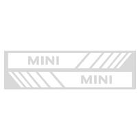 2 vnt. Automobilio šoninio vaizdo veidrodėlio lipdukai Šoninė juosta „Pasidaryk pats“ lipdukas Automobilio stilius MINI Cooper R56 Šaldytuvui 323 R56 F56 50 60 53 F56 Countryman balta