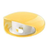 Automatinis laido vyniotuvas, nešiojamas, kelioninis, ištraukiamas, ausinių, USB duomenų ir įkrovimo kabelių organizatorius, automatiškai vyniojantis, laido valdymo ritė, laikiklis geltona