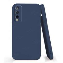 Dėklas Vivo Y20 Dėklas Vivo Y20 Dangteliai Prabangus Skystas Silikonas Atsparus Smūgiams Pilnas Minkštas Dangtelis Vivo Y30 Y50 Y20S Y20 Dėklai For Vivo Y20S mėlyna