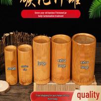 Carbonized Bamboo Fire Cupping and Suction Tubes Small Diameter 4-5cm