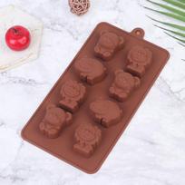 Gyvūnų silikoninė forma Hippo Lion Bear formos šokoladinis muilo pyragas pasidaryk virtuvės reikmenys kava