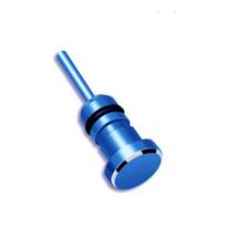 Earphone 3.5mm AUX Anti Dust Plug Jack Connector Card Removal Pin for iPhone mėlyna