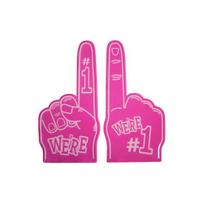 Giant Foam Finger We're Number 1 EVA Foam Hand Sports Events rožinė