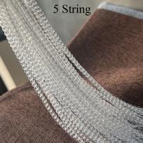 5 sriegiai, briaunoti natūralaus akmens spinelio karoliukai, madingi balti laisvi tarpiniai karoliukai, 2 mm, 3 mm, skirti „pasidaryk pats“ vėriniams, apyrankėms, kulkšnies papuošalams, unisex amatininkystei, 38 cm 5String/2mm-38cm balta