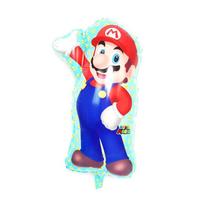 1 vnt. Super Mario Balionas vakarėliui Klasikiniai žaislai Mario Bros Mylar folijos Balionas vaikiškas žaislas 68*45cm pink