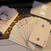 Vandeniui atsparios PVC žaidimo kortos - Storos ir plaunamos kūrybingos pokerio kortos ilgalaikiam naudojimui 1 set