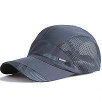 Ponytail Messy Buns Trucker Plain Baseball Visor Cap Unisex Hat gray