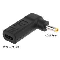 USB Type C Female To for DC 4.0x1.7mm Male Plug Jack Converter Adapter Charge For  Laptop 1 juoda