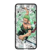 Phone Case for Samsung Galaxy S25 S23 S24 Ultra FE Plus A05 A06 A15 A16 A36 A37 A35 A54 A55 A56 A57 A25 A26 A53 A17 A52 One Pieces Roronoa Zoro Cover for iPhone XR lubų spalva