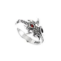 Yin Taifei Retro Douluo Continent Tang San Asura God Demon Sword Thai Silver Anime Ring Adjustable