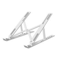 Aluminum Alloy Laptop Stand Height Adjustable Quick Heat Dissipation Anti-slip Foldable Portable Home Office Desktop Computer Riser Holder PC