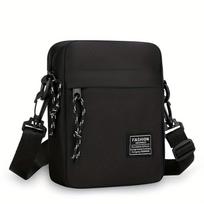 Men's Messenger Bag, Mini Crossbody Bag, Fashion Shoulder Bag for Men, Casual Sling Bag juoda