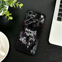 D-Motionless In W-White Phone Case For Samsung S26,S25,S24,S23,S22,S30,S21,Ultra,Plus,FE 5G Black Soft Cover Samsung S24ULTRA