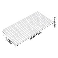 30x15/30x30cm Akvariumo Izoliacinė Plokštė Tuščiavidurė Dugninio Filto Plokštė Dugninis Filtras Akvariumui Transparent-30*15cm