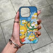 Animacinis The S-Simpsons telefono dėklas, skirtas iPhone 11 12 13 14 15 16 17 Pro Max Plus, banguotas silikoninis buferio dangtelis iPhone 12pro max
