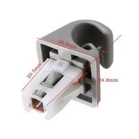 Toyota 6th Gen Camry/Corolla/Yaris Verso Sun Visor Clip Holder Fix. pilka spalva
