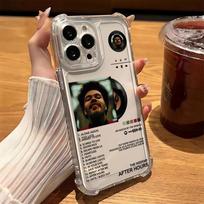 The Weeknd New Poster album Hot Phone Case For iPhone 16 15 14 13 12 11 Mini Pro Max X XR XSMax Plus Anti Fall Transparent Cover iPhone 15