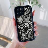 Phone Case For Huawei Honor 400 200 Pro 90 Magic 7 Lite 7 8 Pro X8C X7B X8B X9B X9A X8A X7A X6A X8 X7 X9D Retro Black Lace Cover Honor X8A 5G