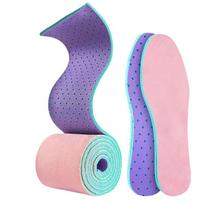 9x50/150cm/Roll Self-Cut Insoles Shoes Soft Sport Shock Aabsorption Adult Kid Shoe Inserts 9*50cm rožinė