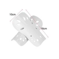 Breathable Football Shin Pads Comfortable Leg Protector Useful Soccer Shin Guards  Children adult-white