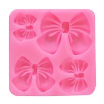 Bowknot Silicone Mold Fondant Cake Border Mould Chocolate Mould Cake Decorating Tools Kitchen Baking Accessories