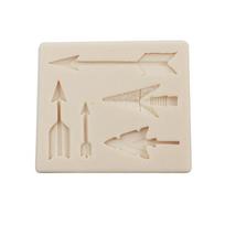 Silicone Fondant Mold Arrow-shaped Cupcake Chocolate Candy Mould Cake Decorating Tool Party Supplies Pastry Tools 1 pilka