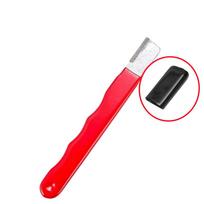 Pruning Shears Sharpener Garden Tool Blade Grinder with Ergonomic Handle for Scissors and Gardening Tools Maintenance One Size raudona