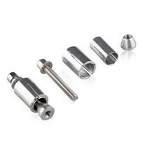 Motociklo vairo galiniai kamšteliai 13-19mm praplatinimo varžtai rankenoms tvirtinti tvirtas aliuminio saugus stabilus laikiklis rinkinys 2 vnt. arba 4 vnt. onesize gray