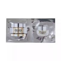 Prada kelioninio dydžio/bandymo dydžio Atjauninimo rinkinys, aktyvus veido kremas + mažinantis paakių kremas, mažas bandymas [Paakių kremas 1ml + Veido kremas 1ml]*1 rinkinys ruda