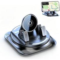 Automobilio telefono laikiklis 360 laipsnių kampu besisukantis, 2026 m. naujas prietaisų skydelio telefono laikiklis, reguliuojamas universalus automobilio telefono laikiklis automobiliui magnetinis interjerascar