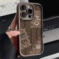 ins brown phone case applies to Apple 14promax new 15iPhone12/11 premium sense 13 silicone Xr Apple 16promax
