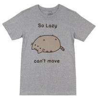 Pusheen The Cat So Lazy Can't Move Cute  Children's T-shirt 100
