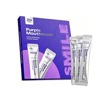 DR.DENT Violetinės dantų balinimo juostelės Saugios emaliui Švelnus dėmių šalinimo priemonė Namų naudojimui 20 packs