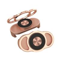 Adjustable Angle Ring Phone Stand Buckle Clip PC Clip Mount Handheld Bracket  Phone Accessory rožinio aukso spalvos