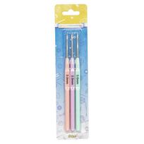 3Pcs/Set Durable Plastic Handle Crochet Hooks 2.0/2.5/3.0mm 13.7cm Knitting Needle Knitting Tool Nice Gift
