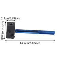 3/16 Inch Brake Line Flaring Tool 4.75mm Size Handheld Flaring Tool  Vehicle Maintenance mėlyna