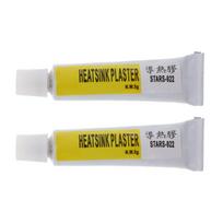 2Pcs Heatsink Plaster Thermal Silicone Adhesive Cooling Paste Strong 1