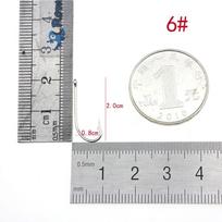 9255 žvejybos kabliukai iš nerūdijančio plieno ilgo koto sūraus vandens spygliuoto vandenyno žuvies kabliukai 6#