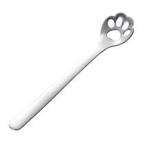 Mielas Animal Paw Claw kavos gėrimo deserto maišymo šaukštas Hollow# sidabras