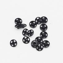 10 vnt. 5 mm lėlės drabužių mygtukas, mažas sagtis, maža sagtis 5 mm juoda