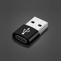 FONKEN USB 3.0 TO Type C 3.1 Adapteris nešiojamojo kompiuterio įkroviklis USB kištukas TO USB C moteriškas telefono įkrovimo keitiklis Ausinių USB laido jungtis juoda