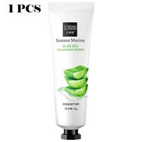 Skaidrus ir drėkinantis Aloe Vera gelis Drėkinamasis maitinamasis kremas Lygus ir gaivus priežiūros ir valymo poras veido kremas 1pcs