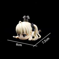 Anime Yosuga No Sora Kawaii Kasugano Sora guli padėtis Modelis Automobilio apdaila Namų dekoras Dovana vaikui