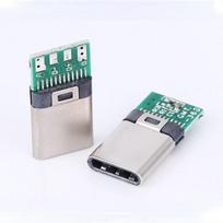 5 vnt. USB 3.1 tipo C jungtis 16 kontaktų bandomasis PCB plokštės adapteris 16P jungties lizdas duomenų linijos laidiniam kabeliui perduoti